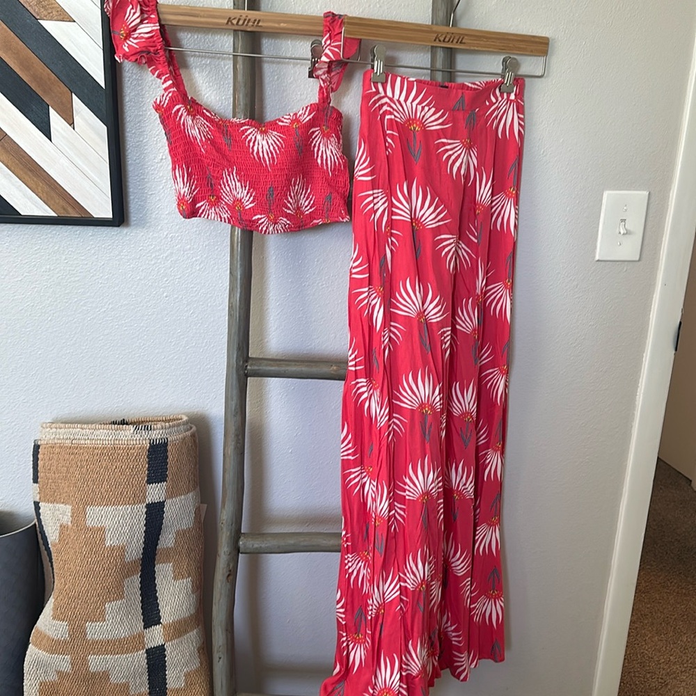Lulus Bandeau and Maxi Skirt